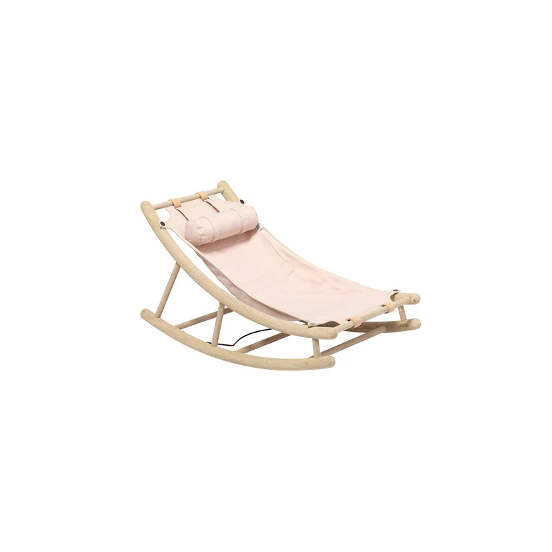 Oliver Furniture Wood Baby- und Kleinkindwippe, Eiche/Rosa