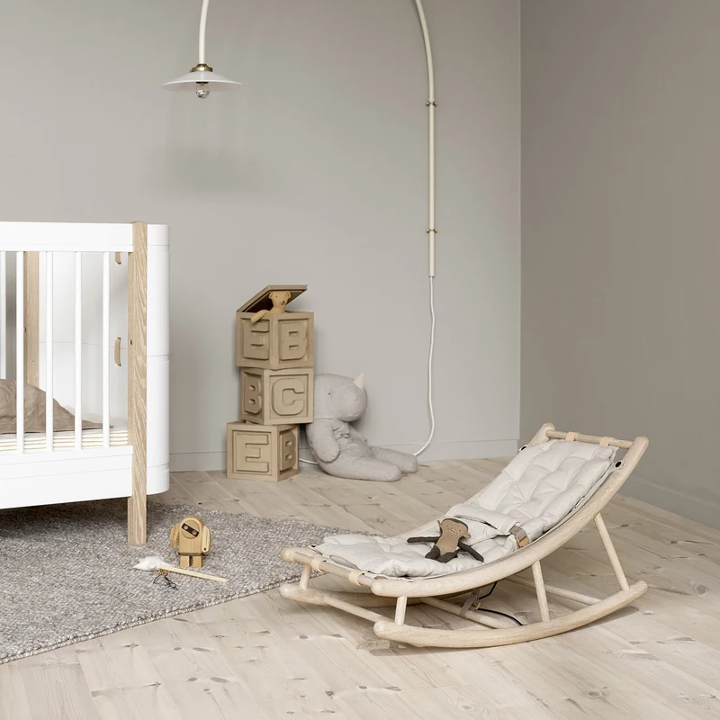 Oliver Furniture Wood Baby- und Kleinkindwippe, Eiche/Natur