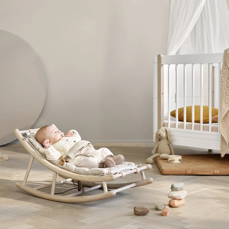 Oliver Furniture Wood Baby- und Kleinkindwippe, Eiche/Natur