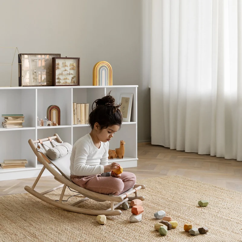 Oliver Furniture Wood Baby- und Kleinkindwippe, Eiche/Natur