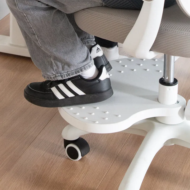Fußbrett Smart Grow - Zubehör für Kinder-Bürostuhl - Passend zur Smart Grow Serie - Aus Kunststoff - Ergonomische Ergänzung - Grau