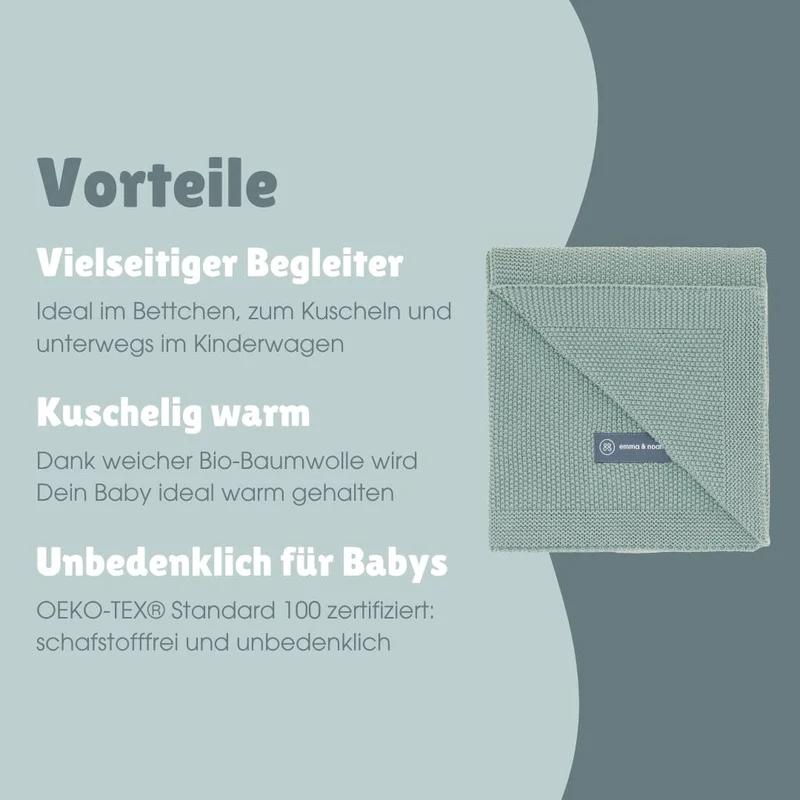 Strickdecke | Essential Mint
