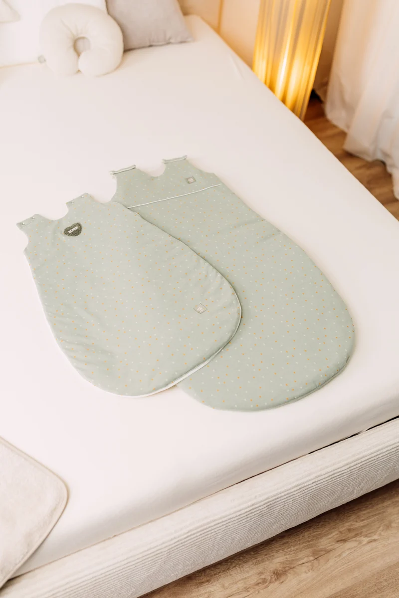 Ganzjahres mitwachsender Jersey-Schlafsack
