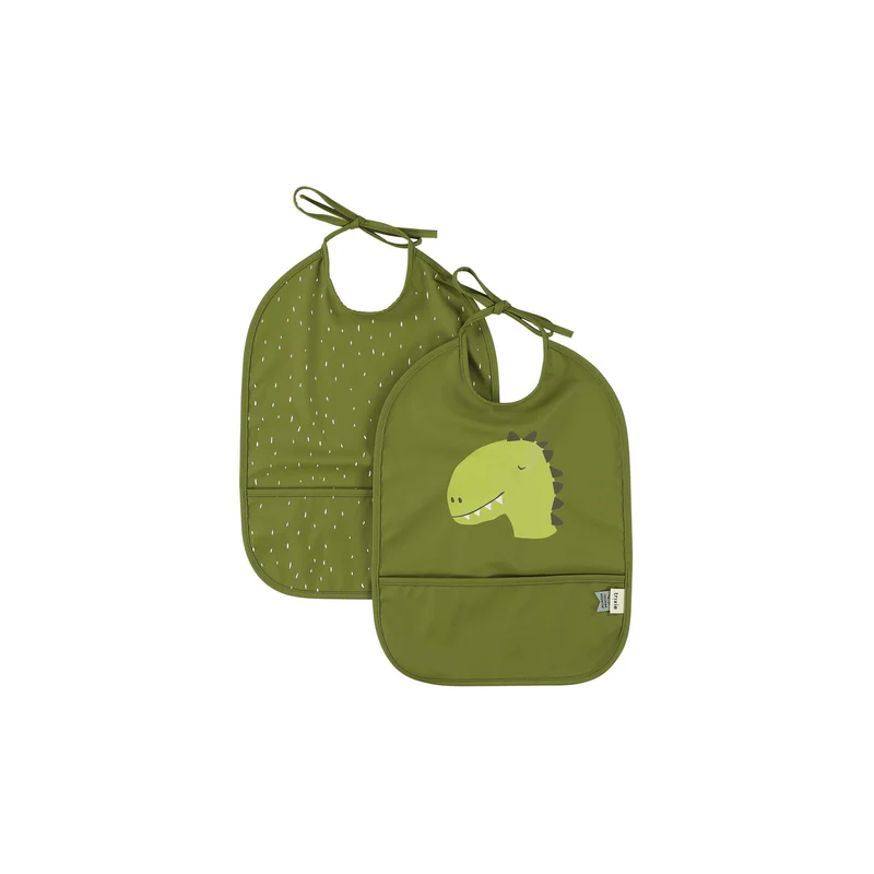 trixie Wasserabweisender Latz 2er Set - Mr. Dino