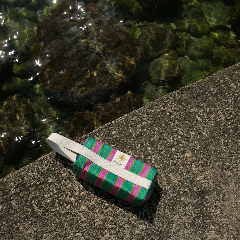 studio noos Kosmetiktasche Spring Green Beach