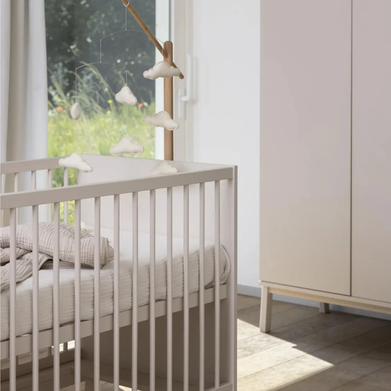 Quax Ashi Babybett 120x60 cm - clay