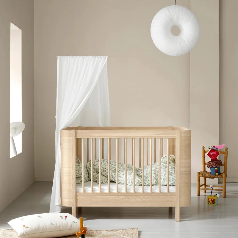 Oliver Furniture wood mini + Babybett exkl. Umbauset Eiche