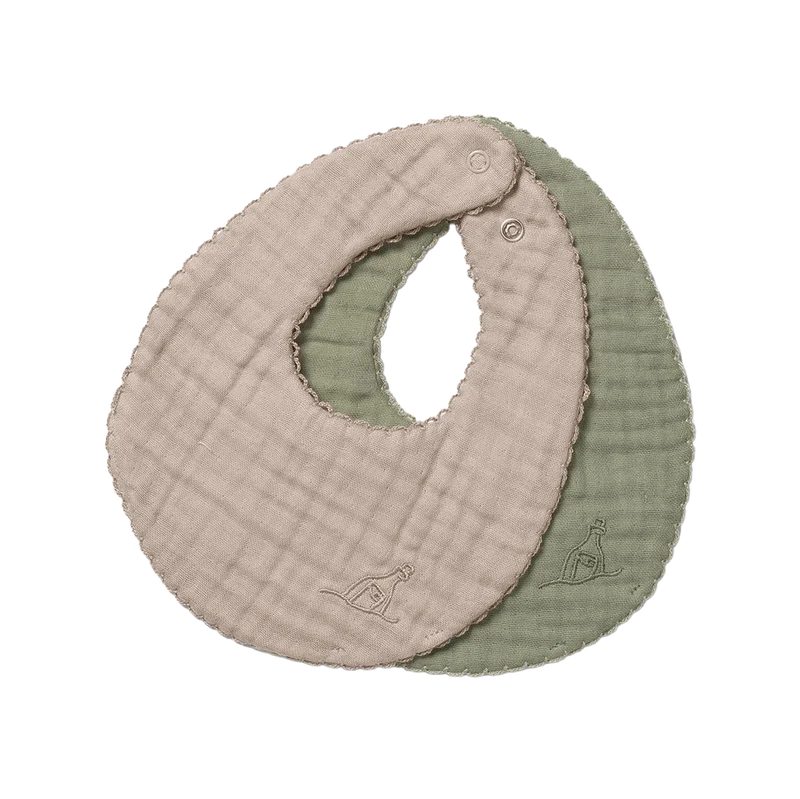 DEAR APRIL KOA LÄTZCHEN, FOREST GREEN/LITTLE MOUSE 2er Set