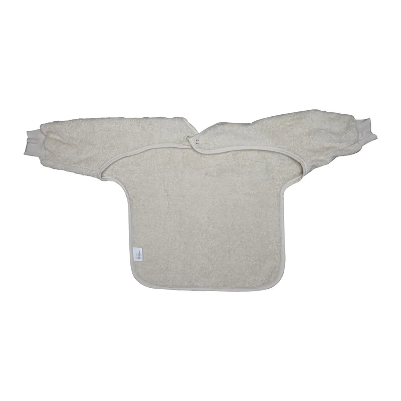 Quax Bib Latz mit Ärmeln clay