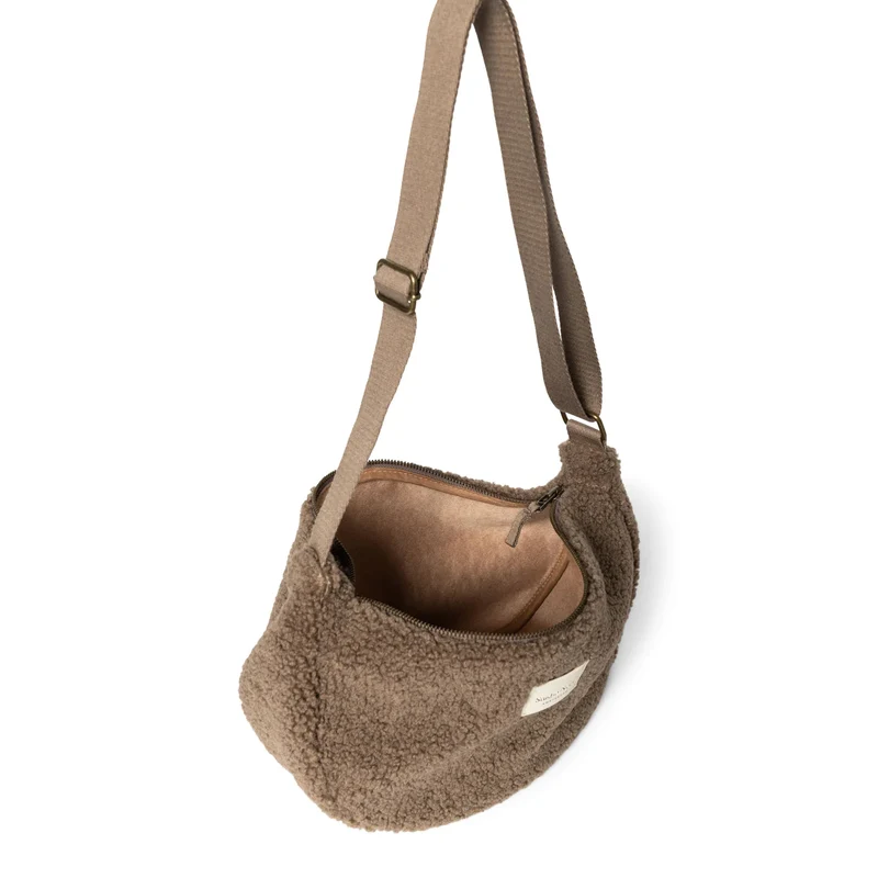 STUDIO NOOS Umhängetasche Brown Teddy Fanny Pack
