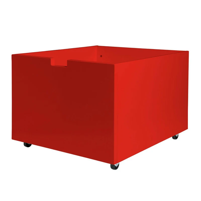 bopita Mix&Match Spielkiste auf Rollen rot