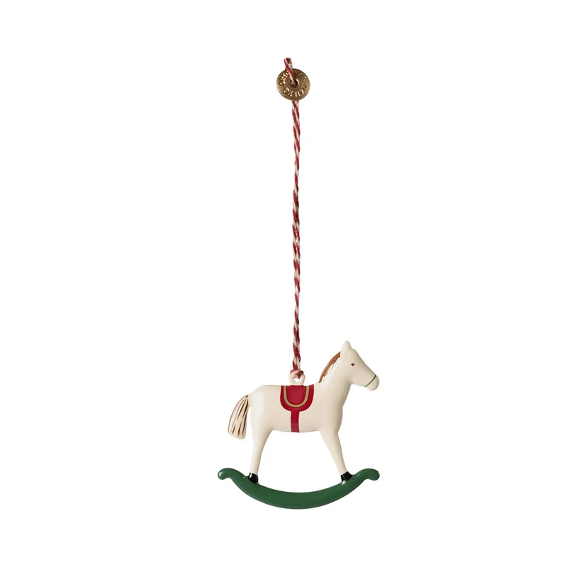 Maileg Metallornament, Schaukelpferd
