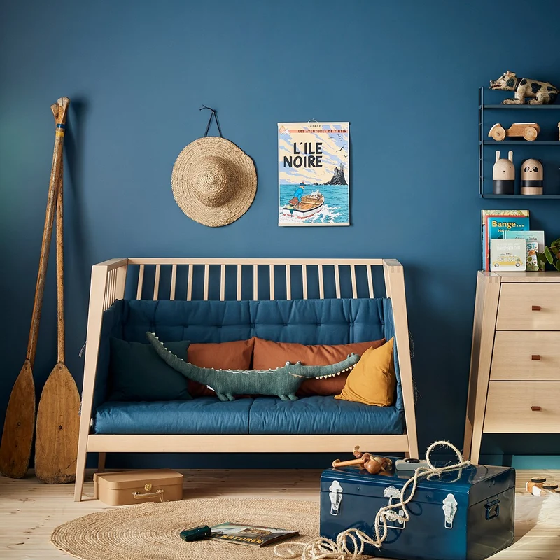 Leander Linea Babybett ohne Matratze Eiche