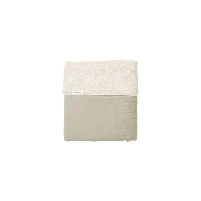 koeka Babydecke Plüsch Faro sage 75x100