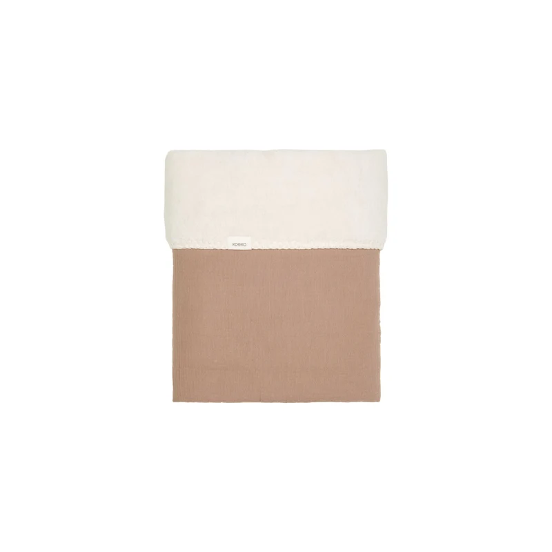 koeka Babydecke Plüsch Faro caffe 75x100