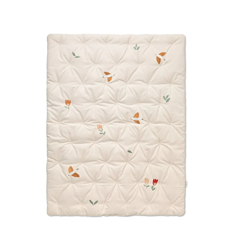 Dear April Embroidered spieldecke songbirds