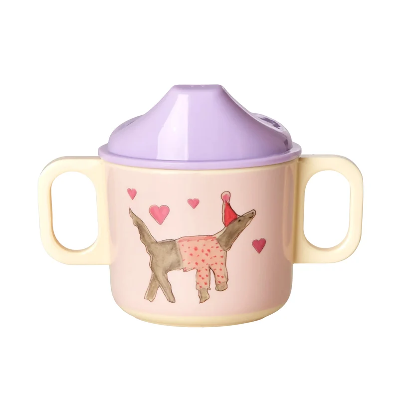 RICE GESCHIRRSET - Rosa - Party Animal Print
