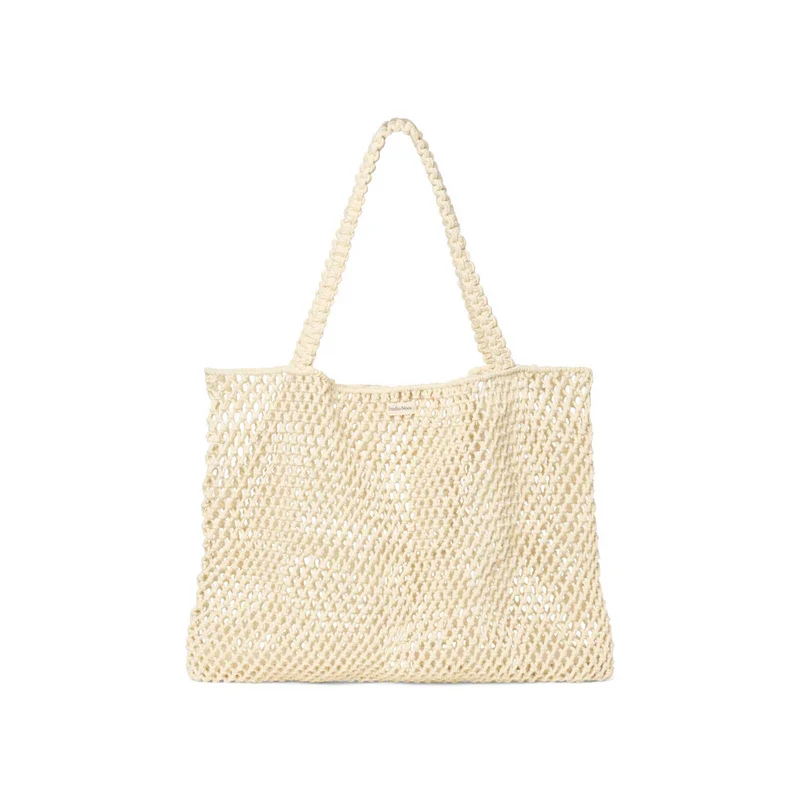 studio noos Natural Macrame Mom Bag