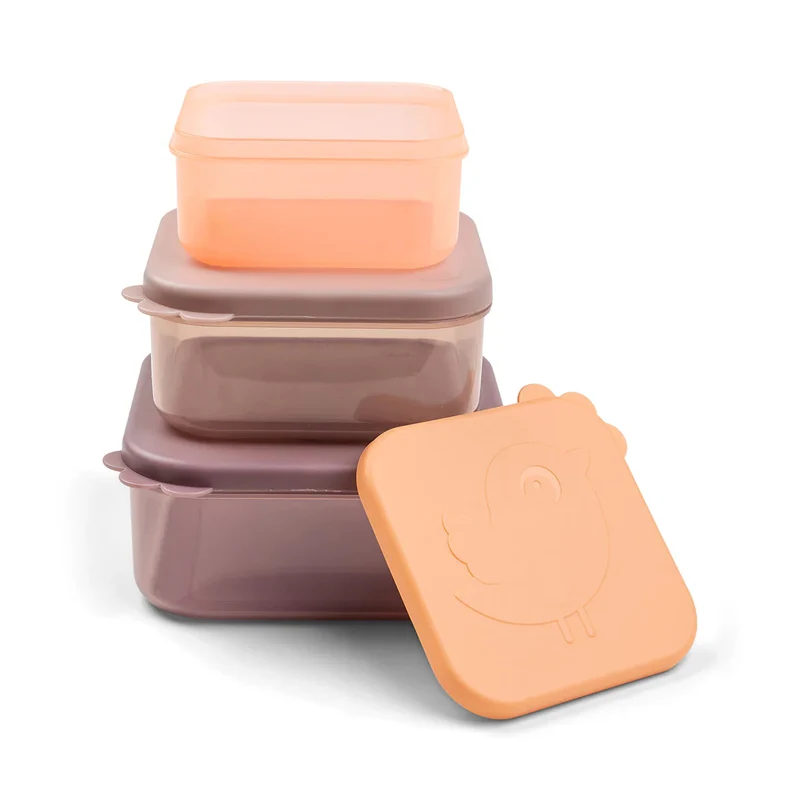 Done by deer - snack box 3er set - deer friends - puder
