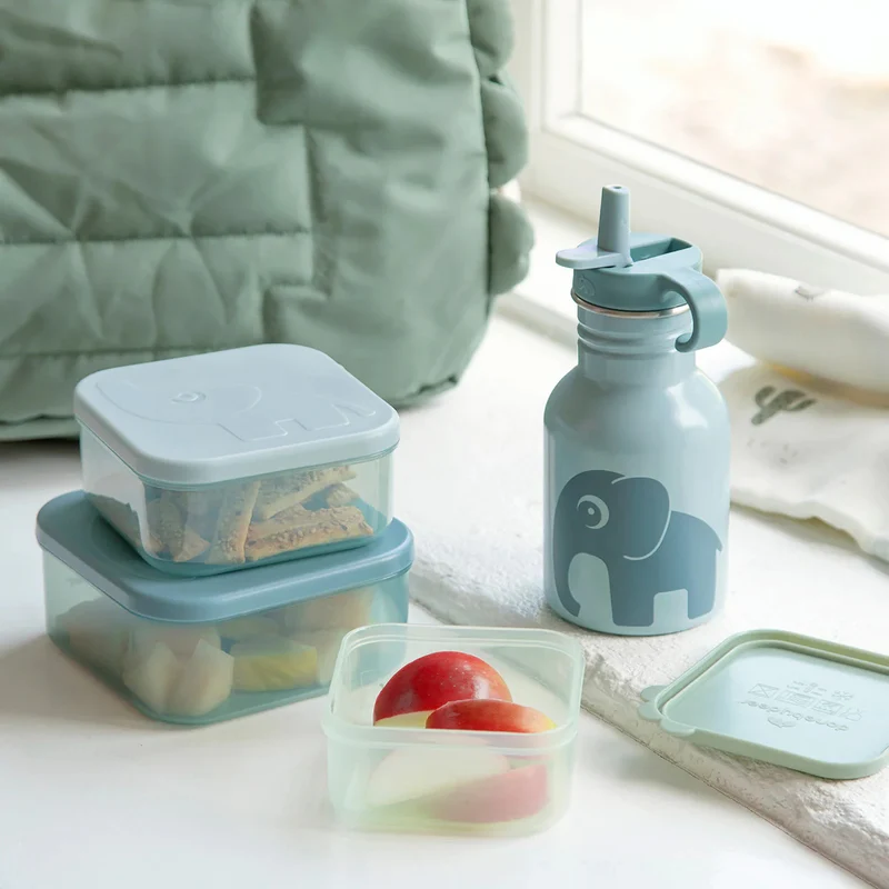 Done by deer - snack box 3er set - deer friends - blau