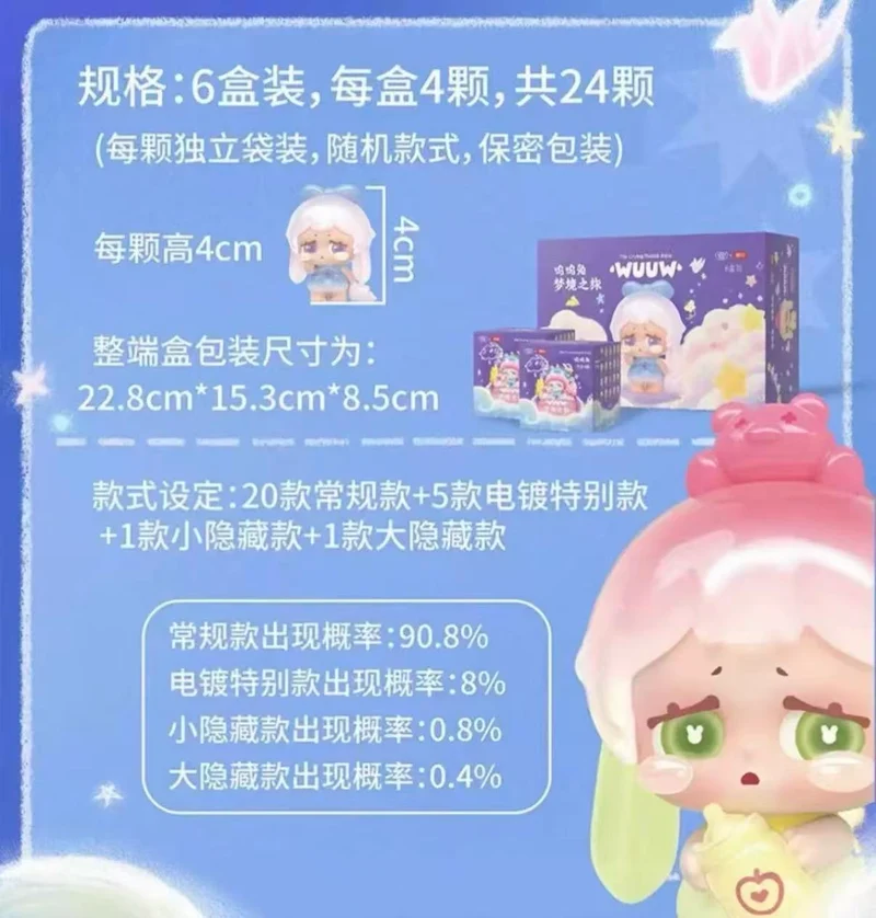 WUUW The Crying Rabbit Baby （Whole Box 24pcs ）