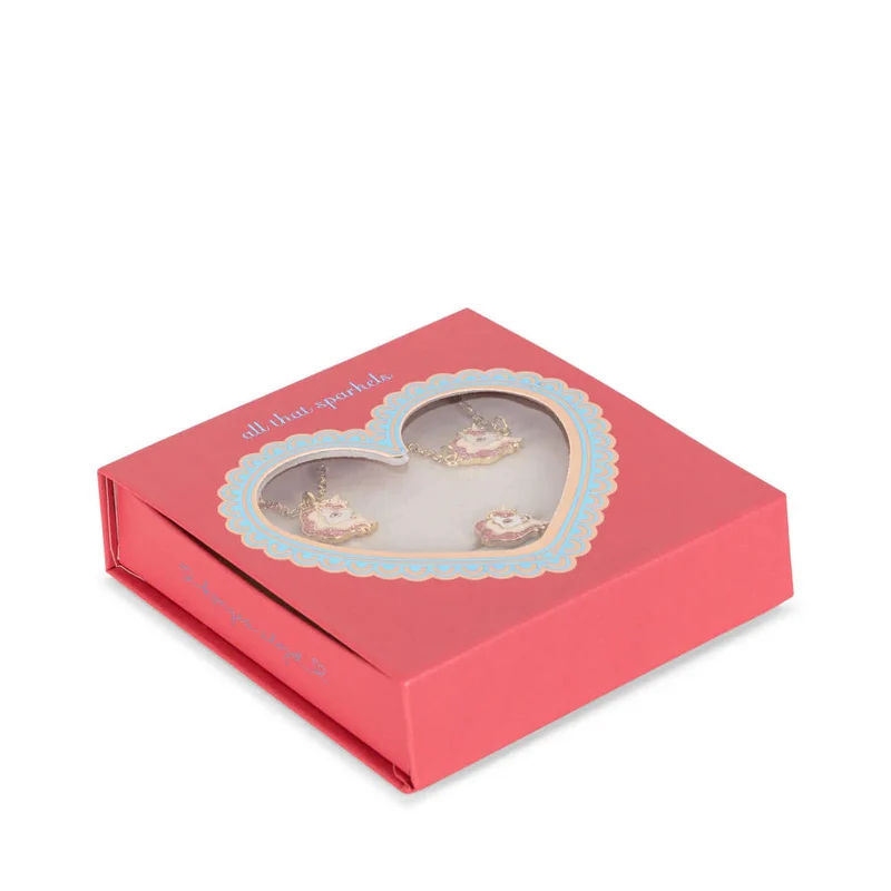 Konges Slojd Schmuckset Einhorn gold