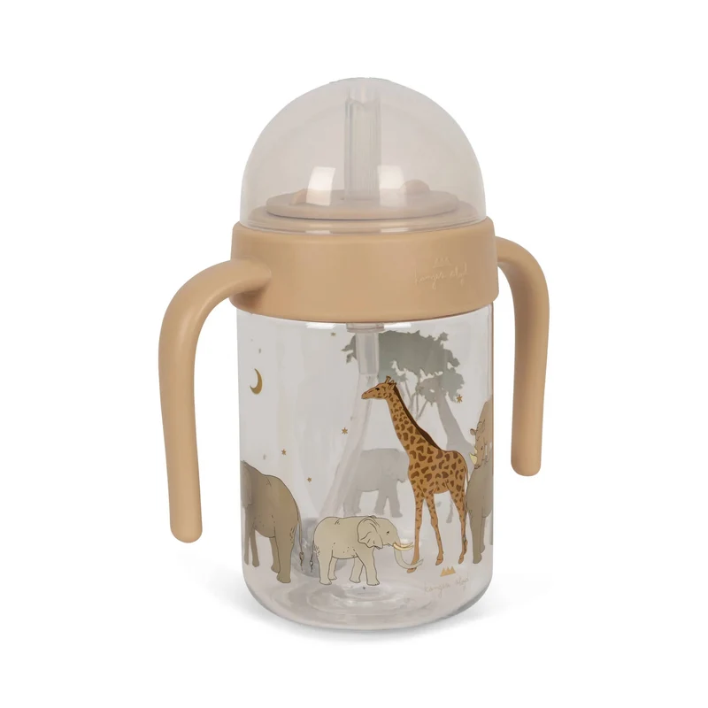 Konges Slojd Babyflasche mit Henkel Safari