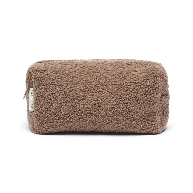 STUDIO NOOS BRAUNE TEDDY KOSMETIKTASCHE