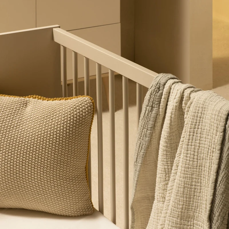 QUAX BABYBETT FLOW CLAY 140 X 70 CM