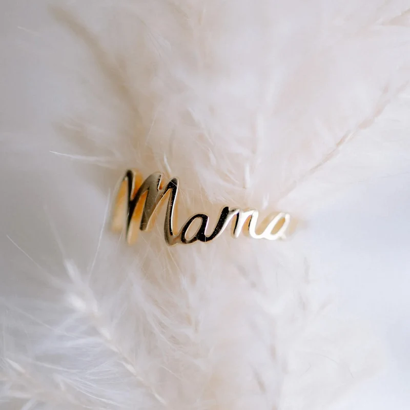 MAMA Ring gold Gr. 6