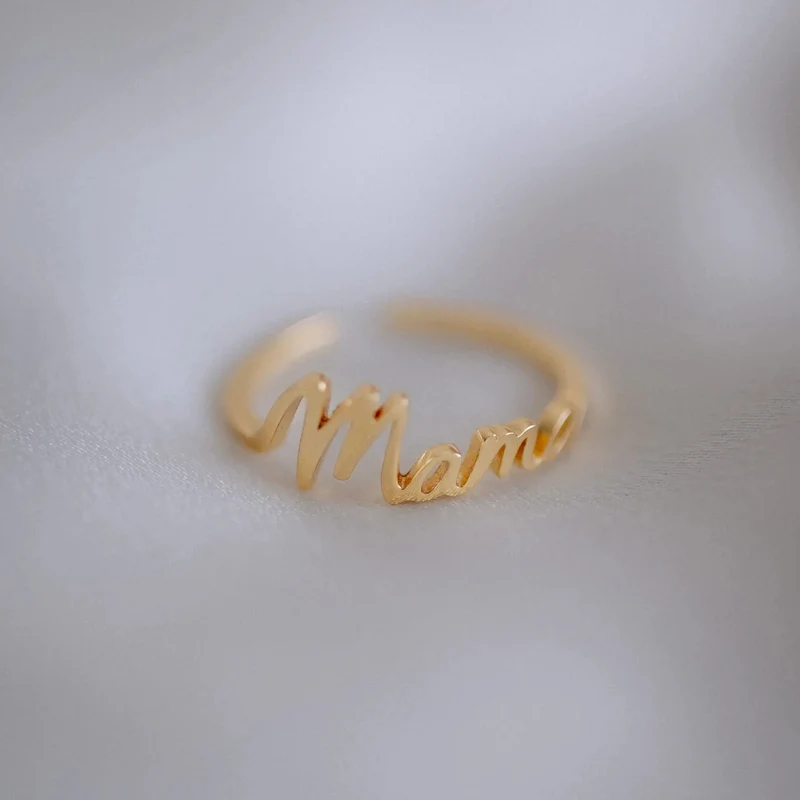 MAMA Ring gold Gr. 6