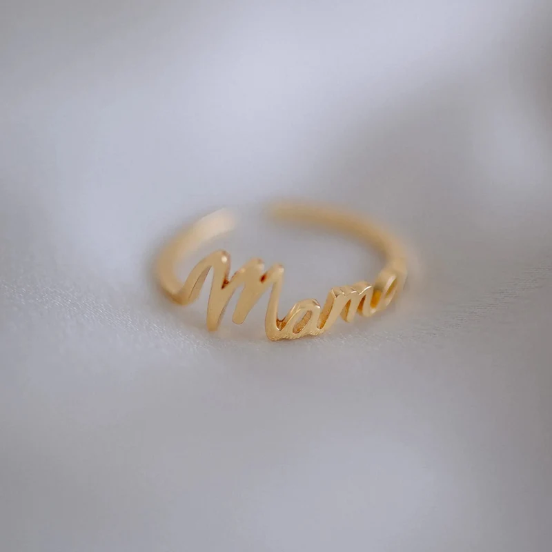 MAMA RING GOLD GRÖSSENVERSTELLBAR