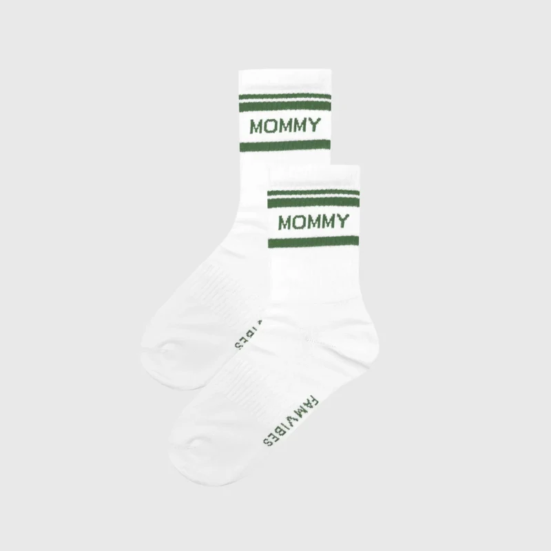 Famvibes STRIPED MOMMY SOCKEN - GREEN