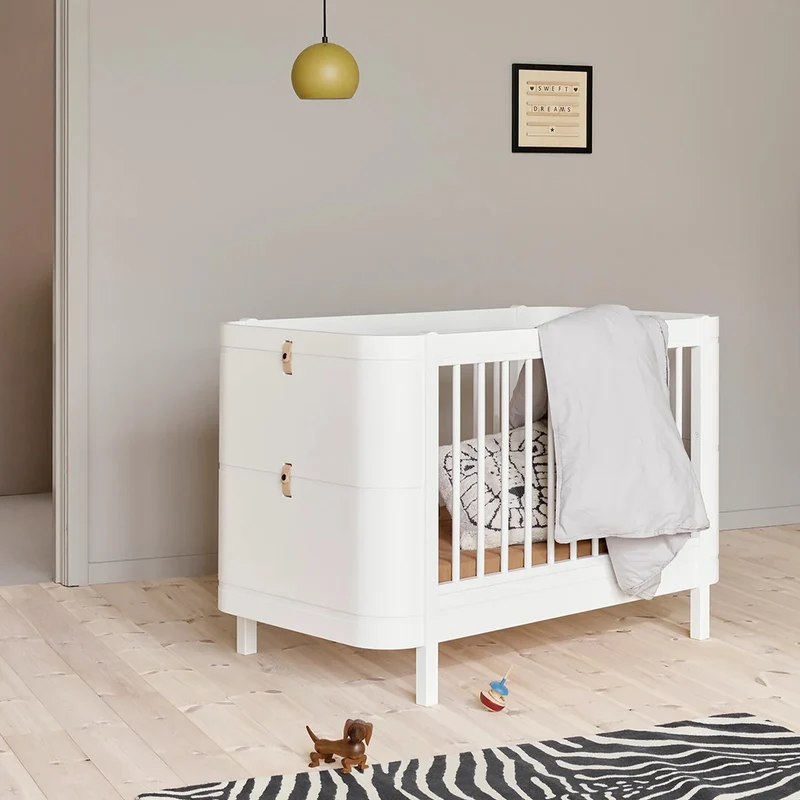 Oliver Furniture Wood mini+ Babybett weiß (ohne Umbauteile)