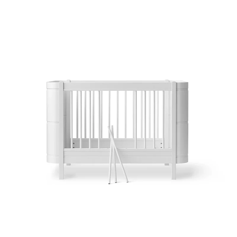 Oliver Furniture Wood mini+ Babybett weiß (ohne Umbauteile)