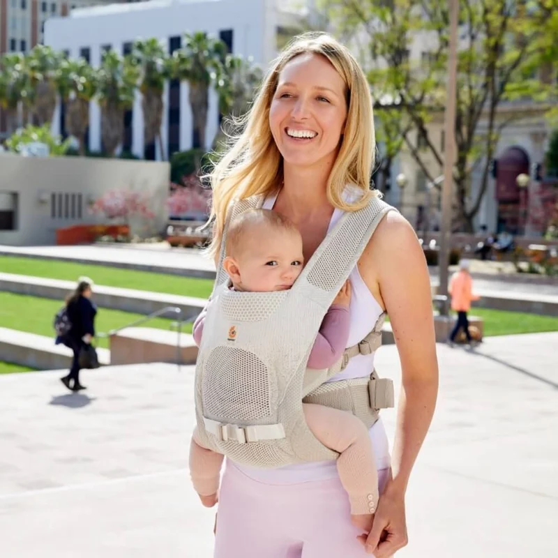 ERGOBABY AERLOOM BABYTRAGE - FORMAKNIT STRETCH Sandstone