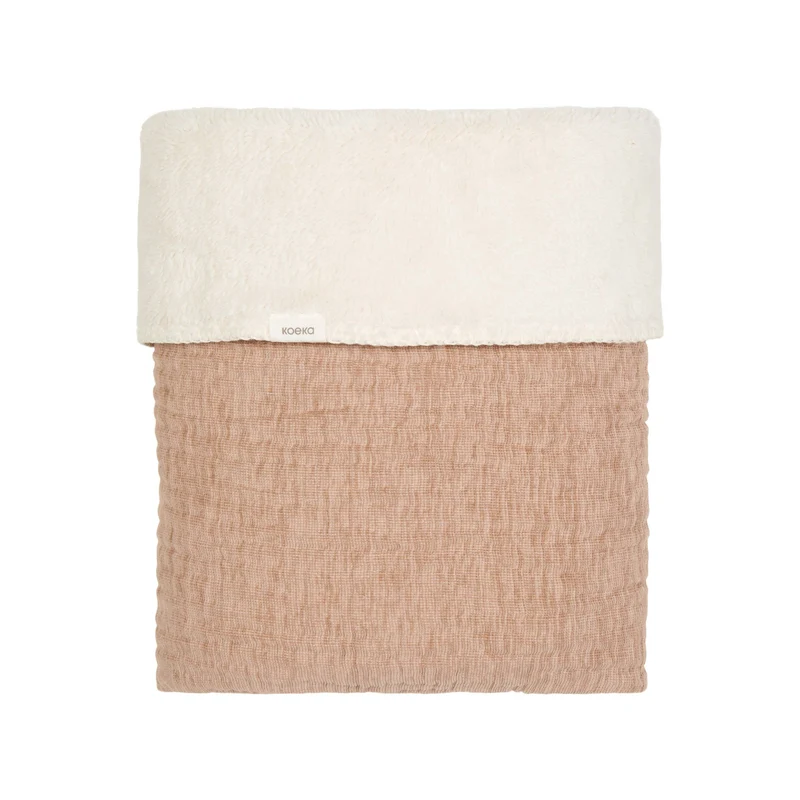 koeka Babydecke Plüsch Rivolii caffe 75x100
