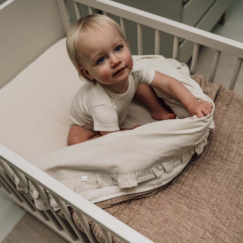 koeka Babydecke Plüsch Rivolii caffe 75x100