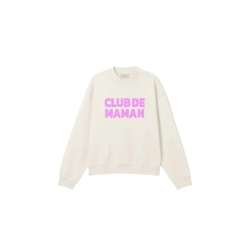 Famvibes SWEATER CLUB DE MAMAN - LIGHT PINK