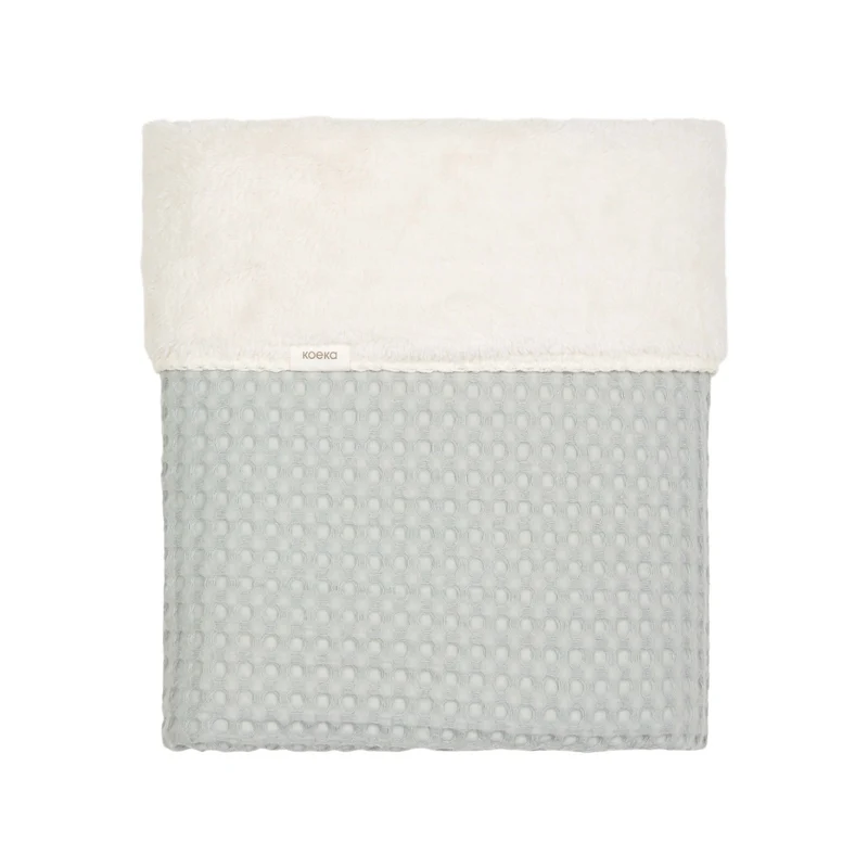 koeka Babydecke Waffel/ Plüsch Oslo 100 x 75 cm ocean air