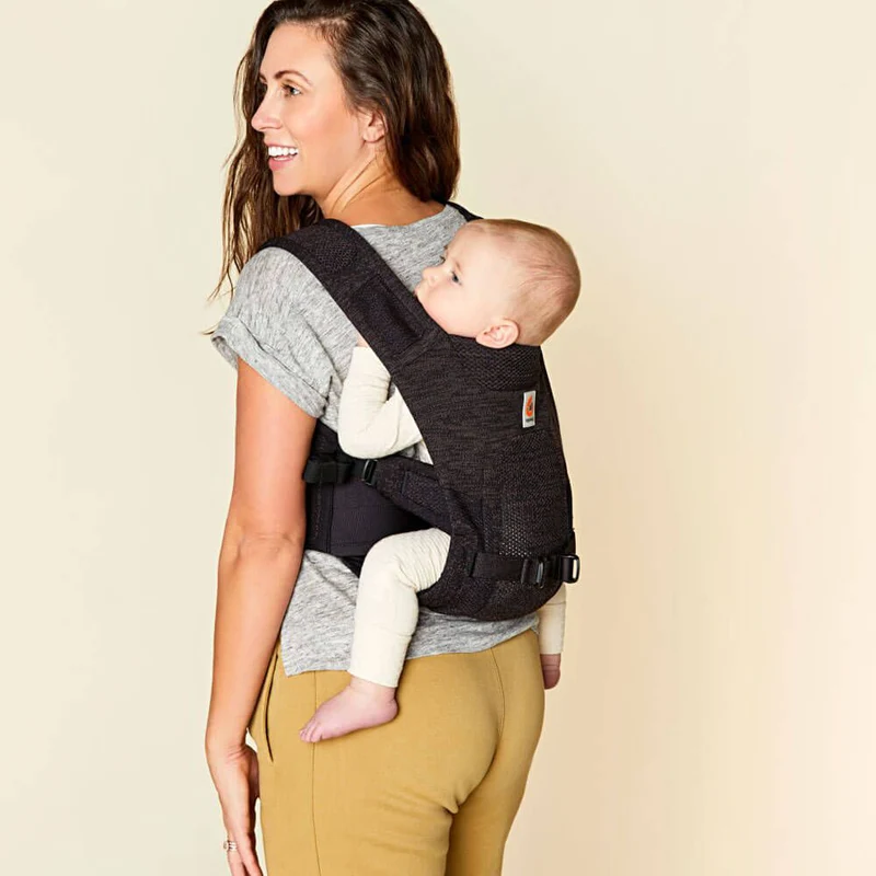 ERGOBABY AERLOOM BABYTRAGE - FORMAKNIT STRETCH Charcoal/Black