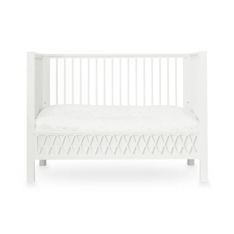 Cam Cam Harlequin Babybett 60x120 cm - weiß