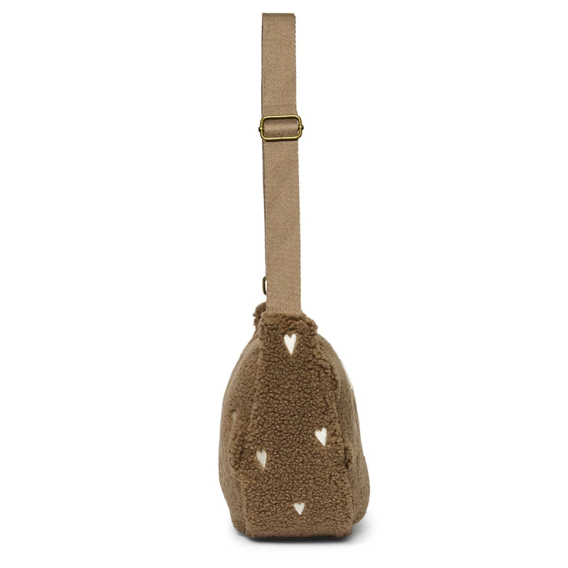 STUDIO NOOS Umhängetasche brown Teddy Hearts Fanny Pack