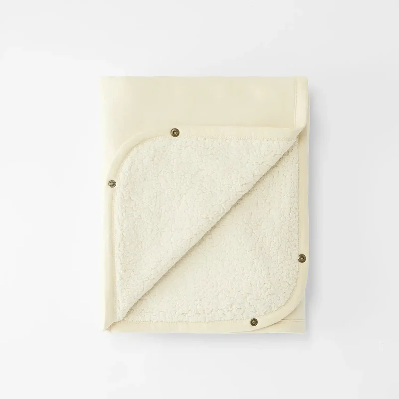 Cloby Multifunctional Teddy Decke off-white