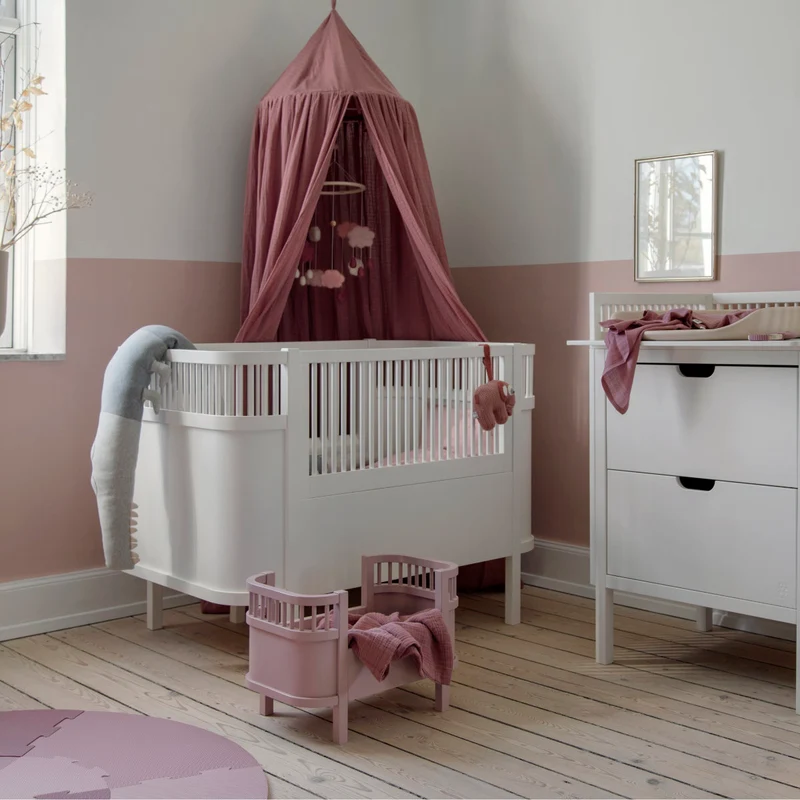 Sebra Baby- & Juniorbett weiß