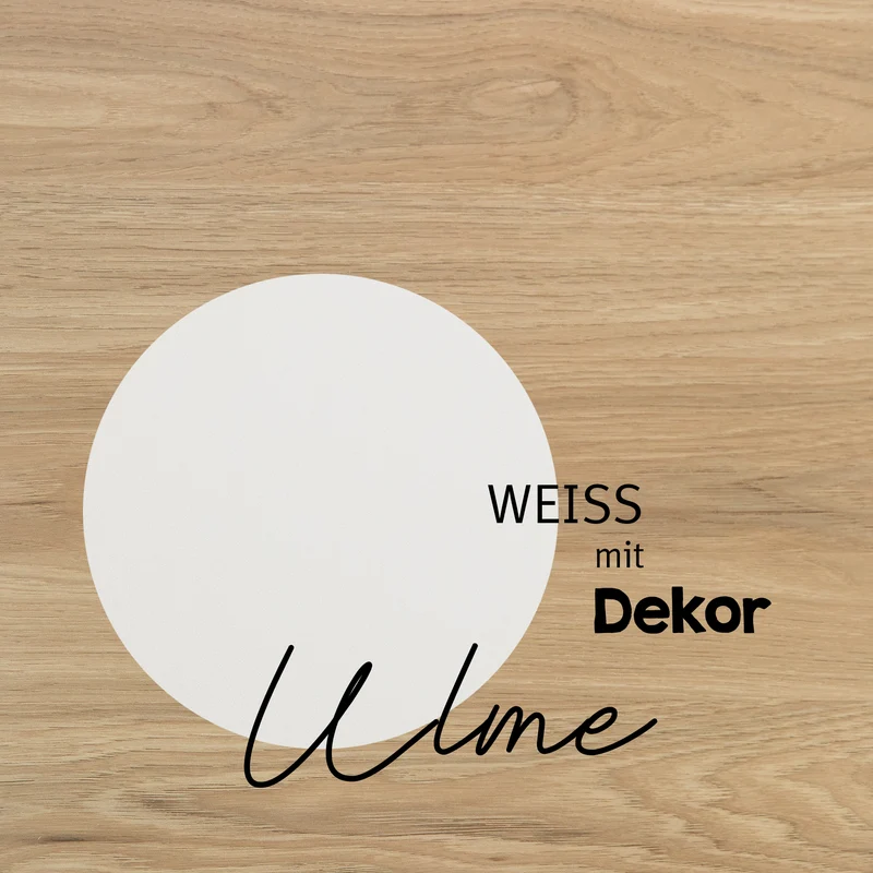 Möbelset 'Theo' 2-teilig - Umbaubares Babybett 70x140 + Wickelkommode - Weiß / Eiche