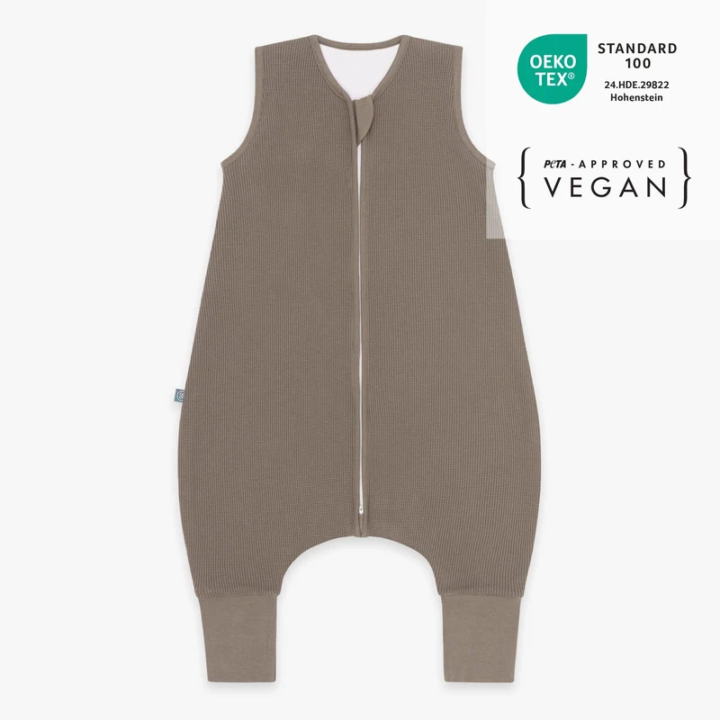 Schlafsack mit Füßen 1.0 TOG | Essential Taupe