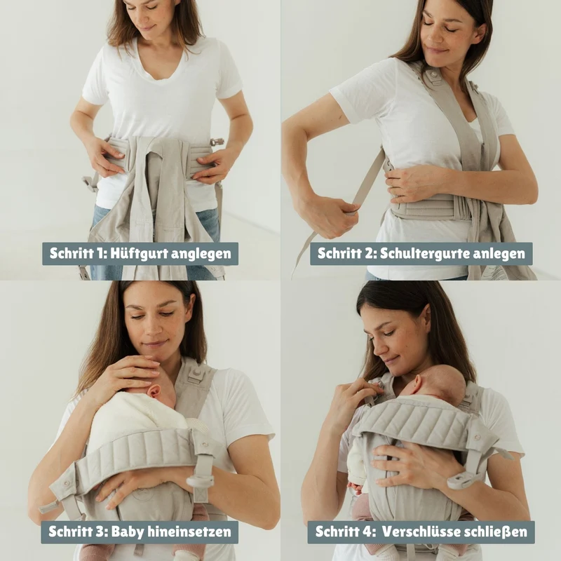 Premium Babytrage | Bohemian Gold