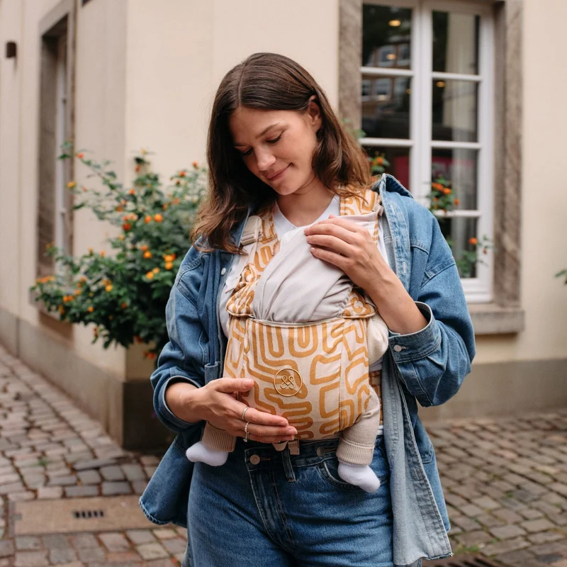 Premium Babytrage | Bohemian Gold