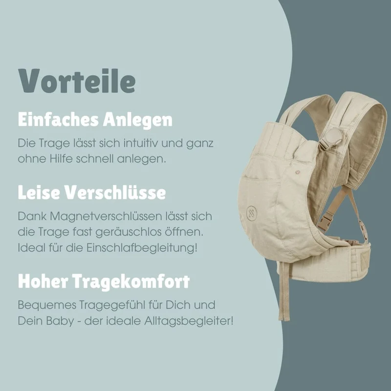 Premium Babytrage | Essential Beige